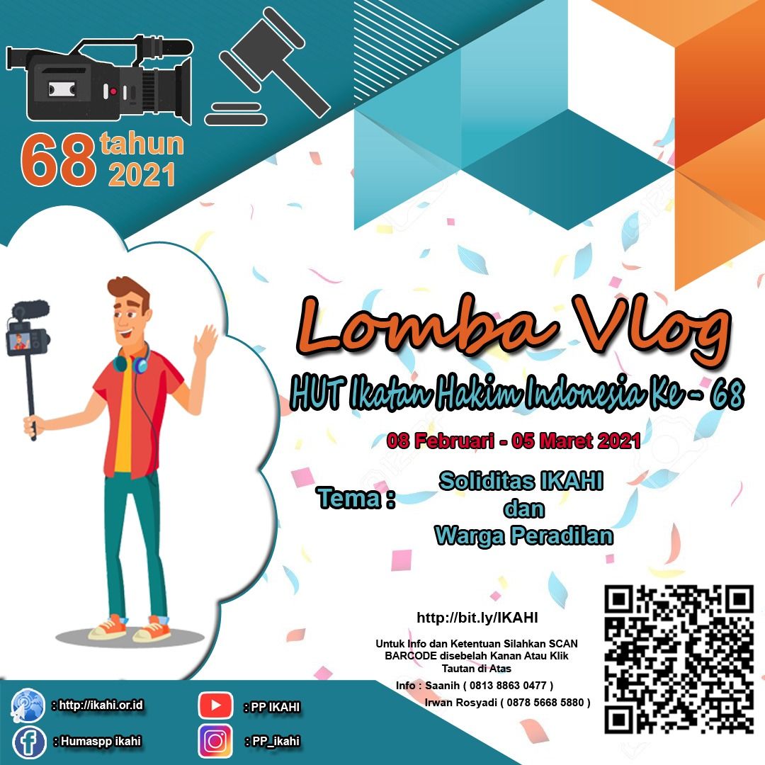 LOMBA VIDEO VLOG HUT IKAHI KE 68 TAHUN 2021