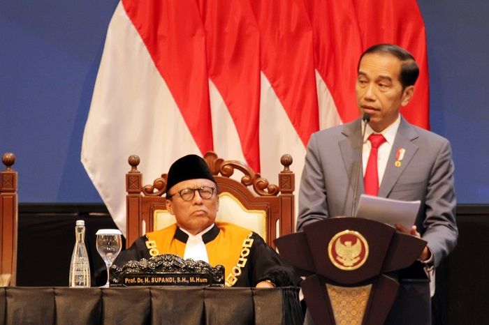Presiden Jokowi Hadiri Pleno MA Di JCC