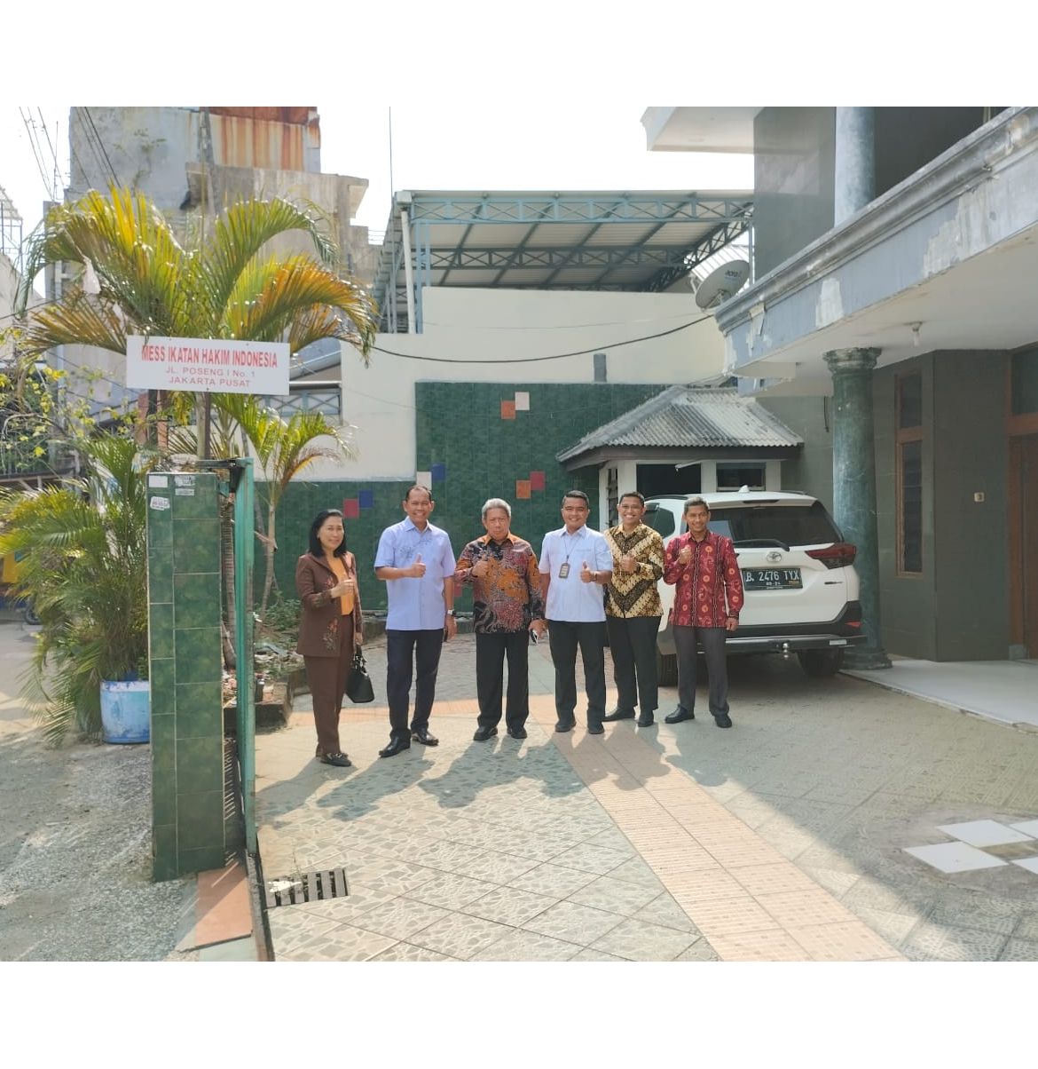 Kunjungan Ketua Umum PP IKAHI dan Rombongan Untuk Meninjau Mess IKAHI